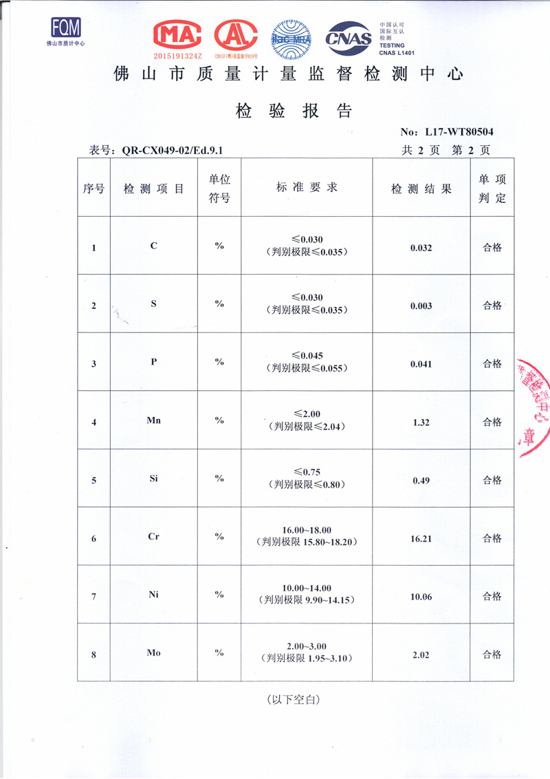 正佳乐鱼官方网站-乐鱼leyu（中国）检测报告