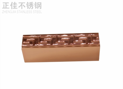 304乐鱼官方网站-乐鱼leyu（中国）方管玫瑰金花纹